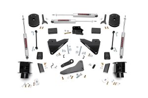 Ram 2500 Suspension Lift Kit - Front + Rear - Rough Country - 5 Inch Lift Kit | FR Spacer | Radius Arm Drop - '14-'18